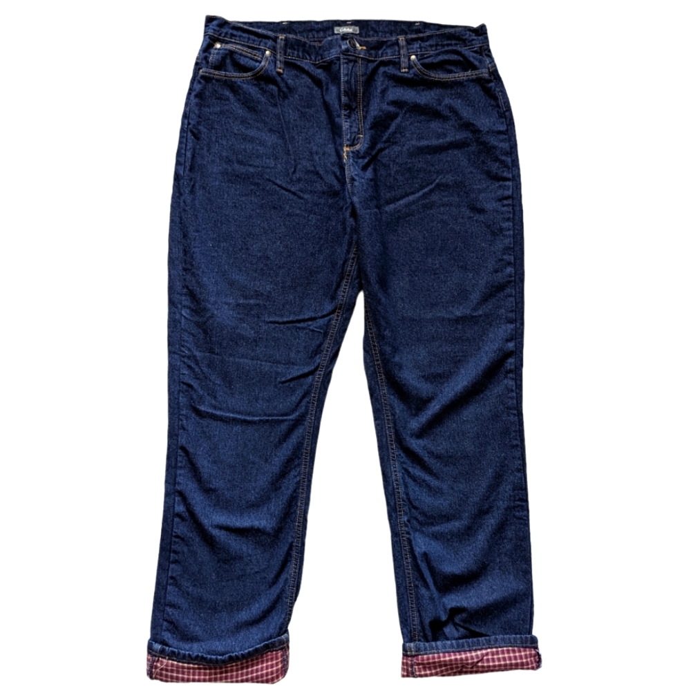 Women's Cabela's lined jeans